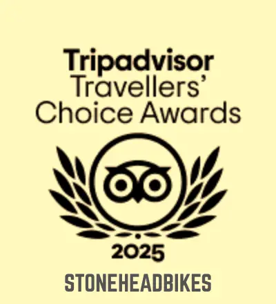 Tripadvisor Travellers Choice Award 2025 — Stoneheadbikes